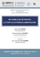 Nè pubbliche nè private: le fonti di autoregolamentazione